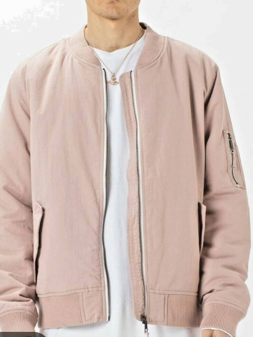 Barney Cools Pale Pink zip up Jacket